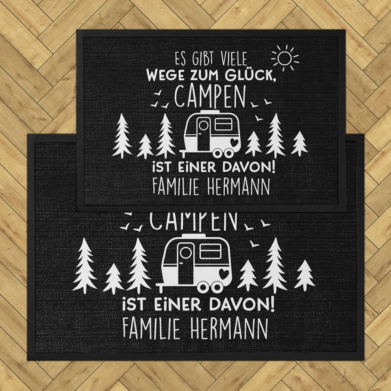 fußmatte camper Personalisierte Fußmatte für Camping Fans – Camping Fußabtreter – geschenke-online.de