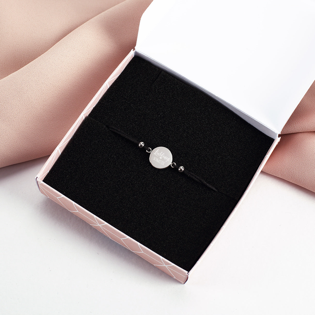 Leonardo Armband in Silber - Lieblings - mit Ihrem Wunschtext graviert