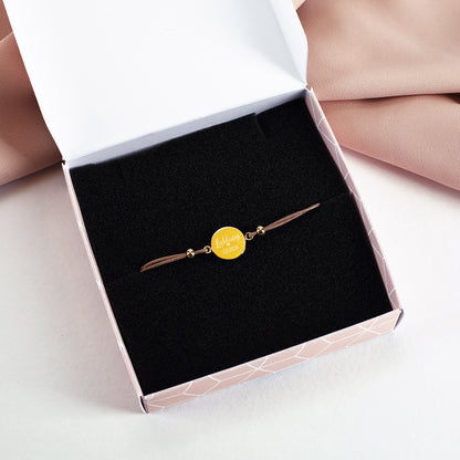 Leonardo Armband in Gold - Lieblings - mit Ihrem Wunschtext graviert