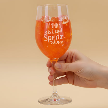 Graviertes Aperolglas