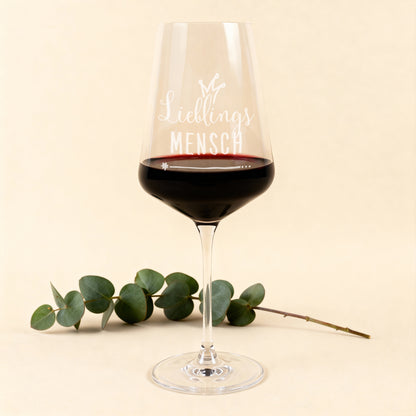 Lieblings... Weinglas mit Wunschgravur
