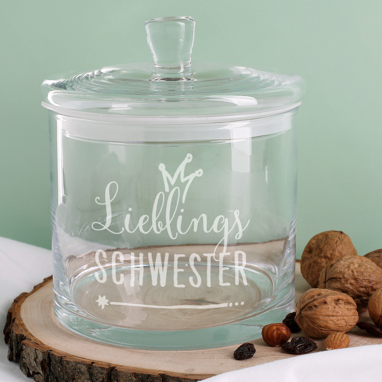 Lieblings... Glasdose von Leonardo mit Wunschgravur