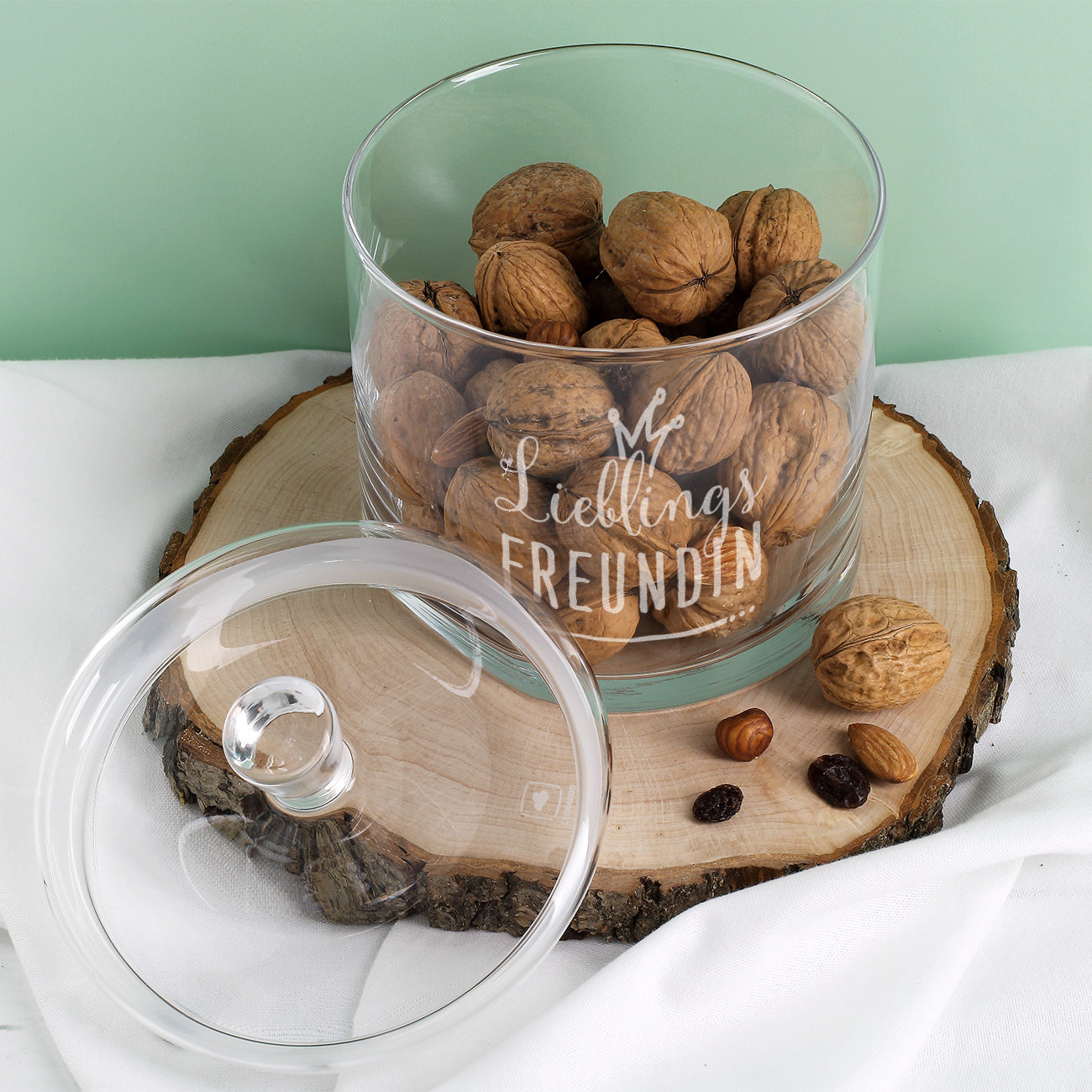 Lieblings... Glasdose von Leonardo mit Wunschgravur