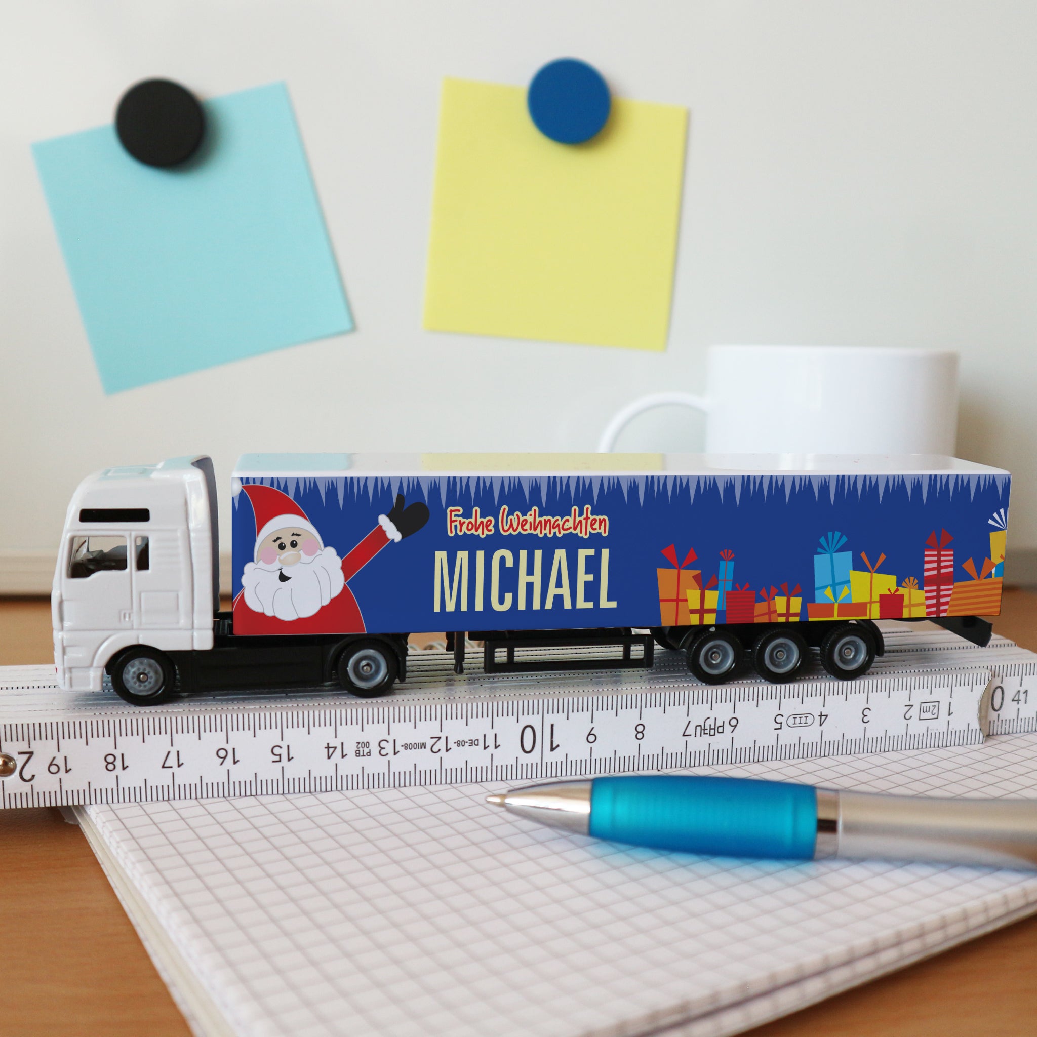 spielzeug trends weihnachten 2017 Personalisierter Spielzeug-LKW mit Name zu Weihnachten | Modell-LKW