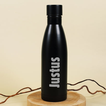 Thermosflasche in zwei Farben mit Ihrem Wunschnamen