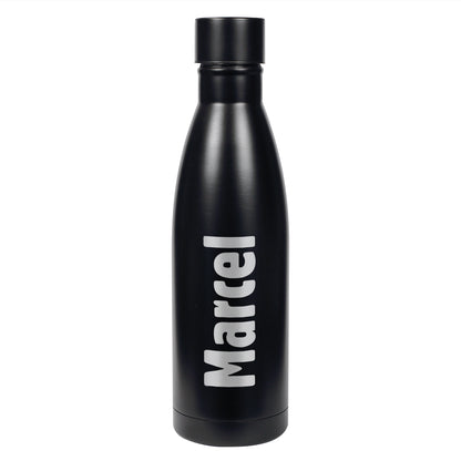 Thermosflasche in zwei Farben mit Ihrem Wunschnamen