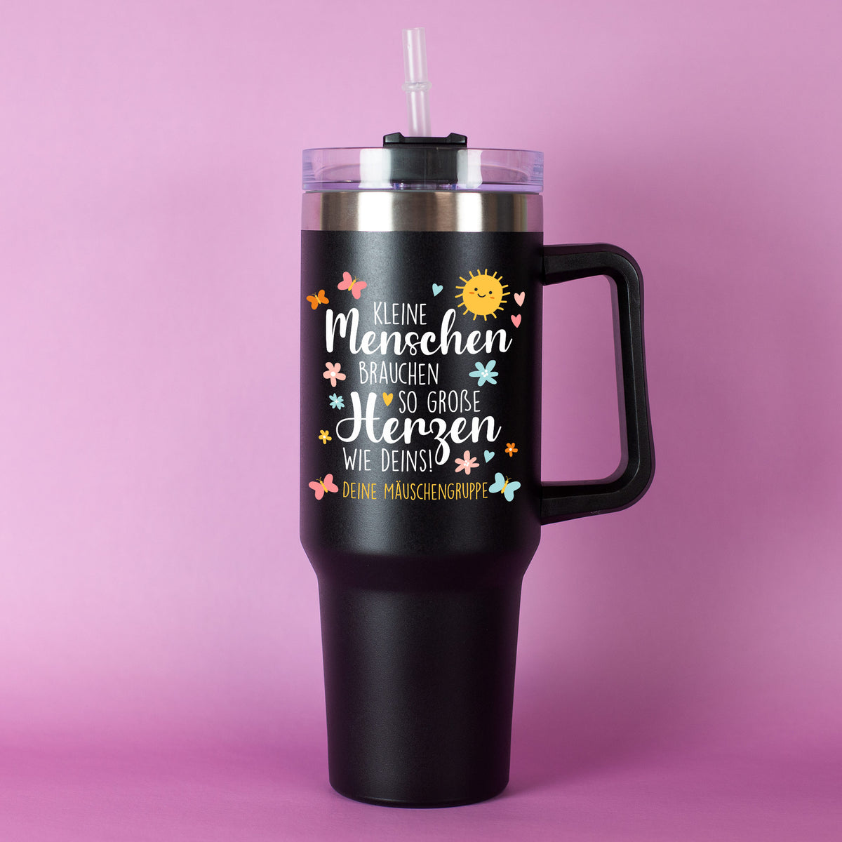 Personalisierbarer Thermobecher XXL für Erzieherinnen & Lehrer –