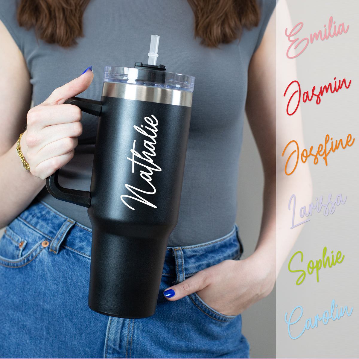 XXL Thermobecher personalisierbar mit Name