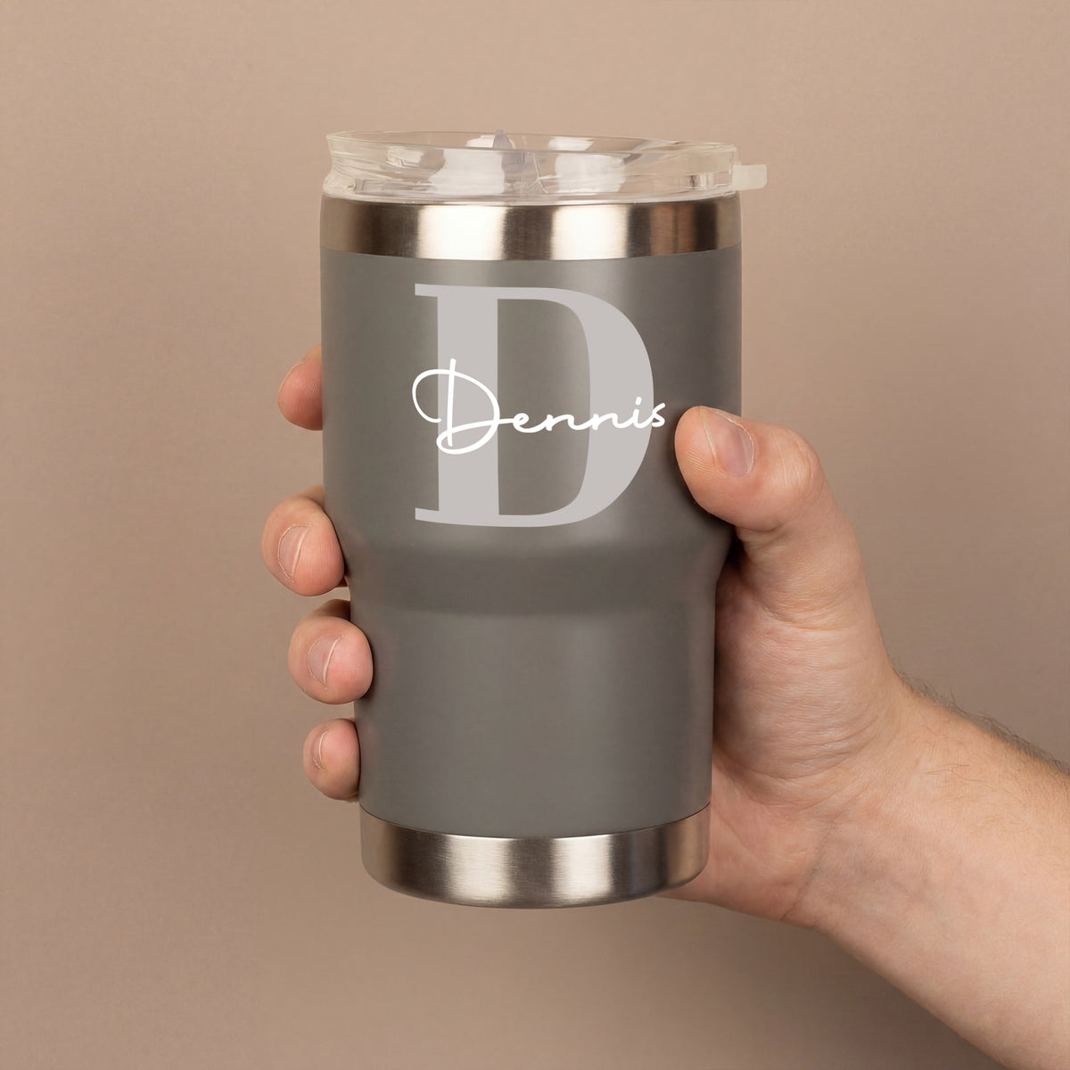 Thermobecher personalisiert mit Initiale & Name