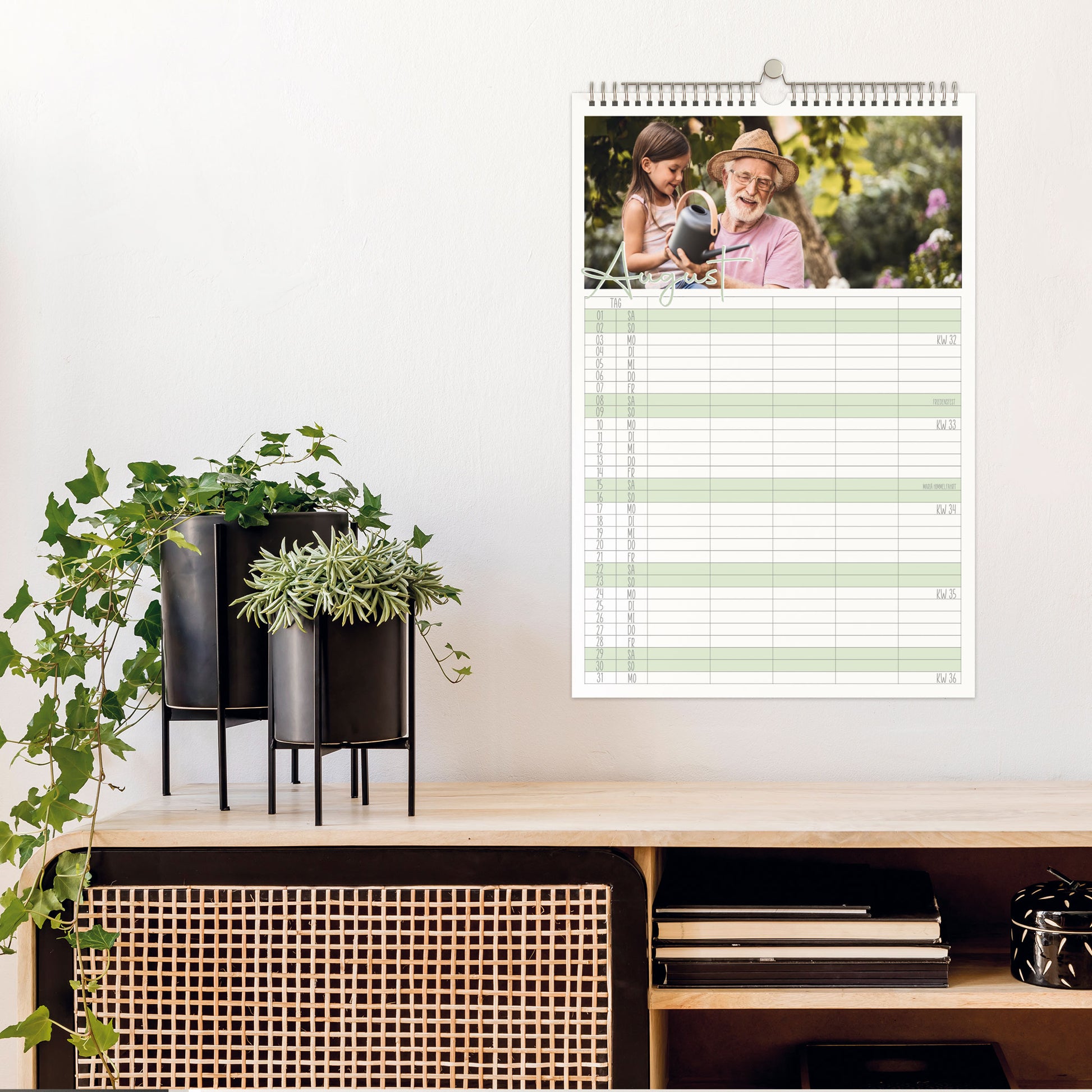 Foto - Wandkalender zum selbst beschriften