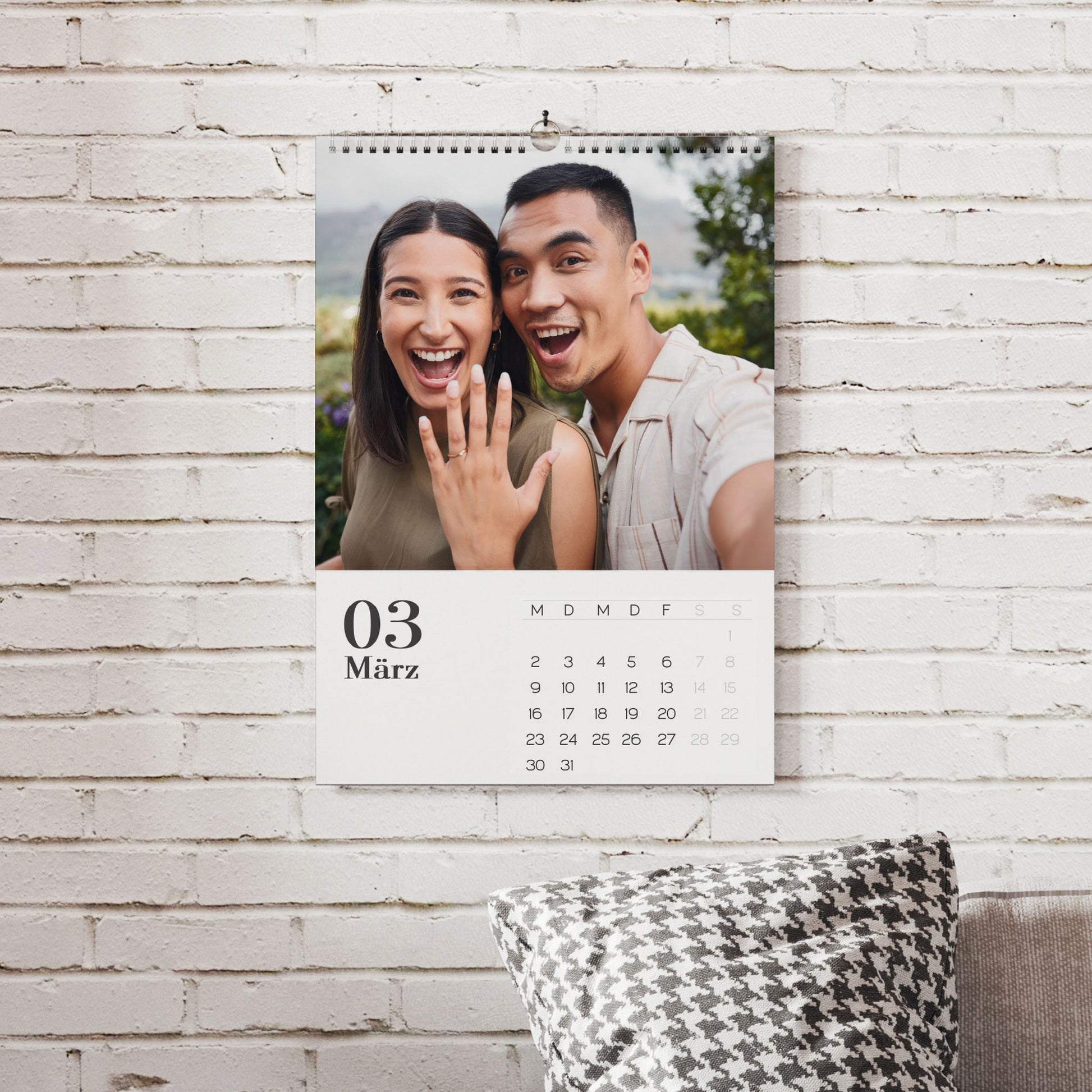 A4 und A3 Wandkalender mit Fotos