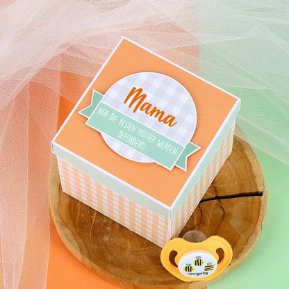 Überraschungsbox zum Verkünden der Schwangerschaft