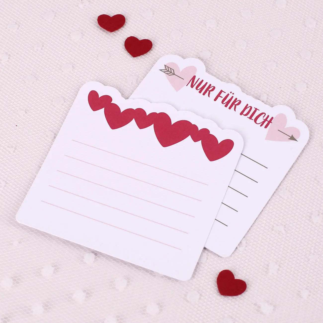 Grußkarten aus der Valentinstags - Box