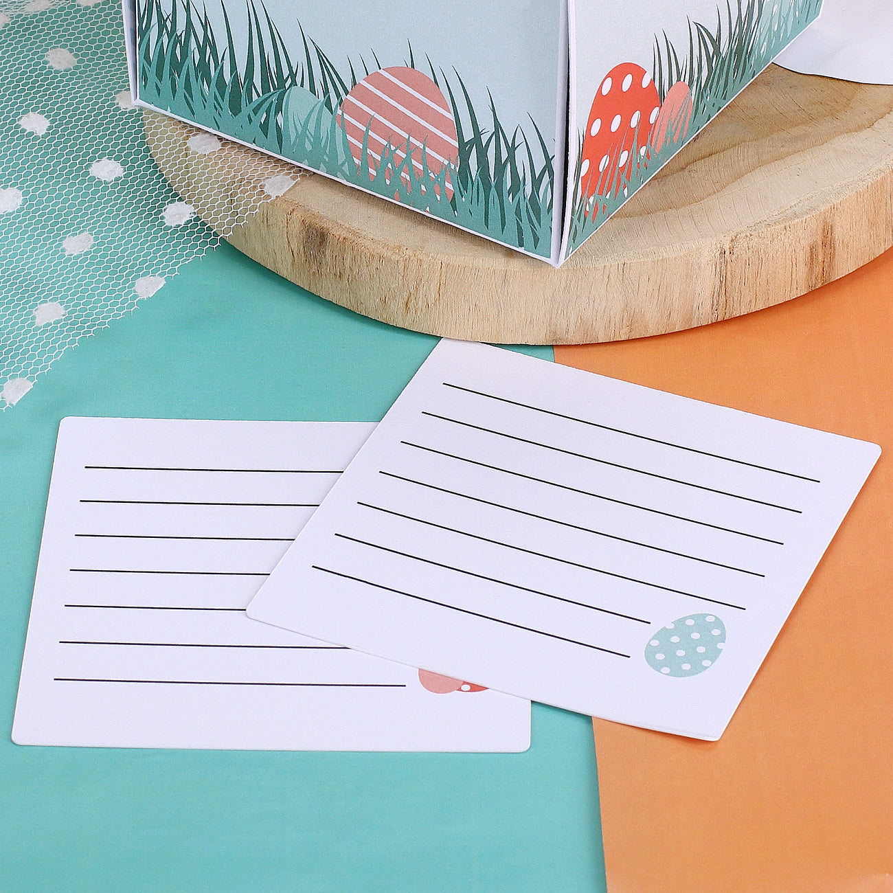 Überraschungsbox zu Ostern mit niedlichem Osterhasen und Ihrem Wunschnamen