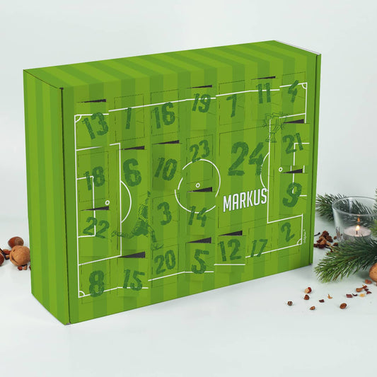 Fußball Adventskalender zum selber Füllen