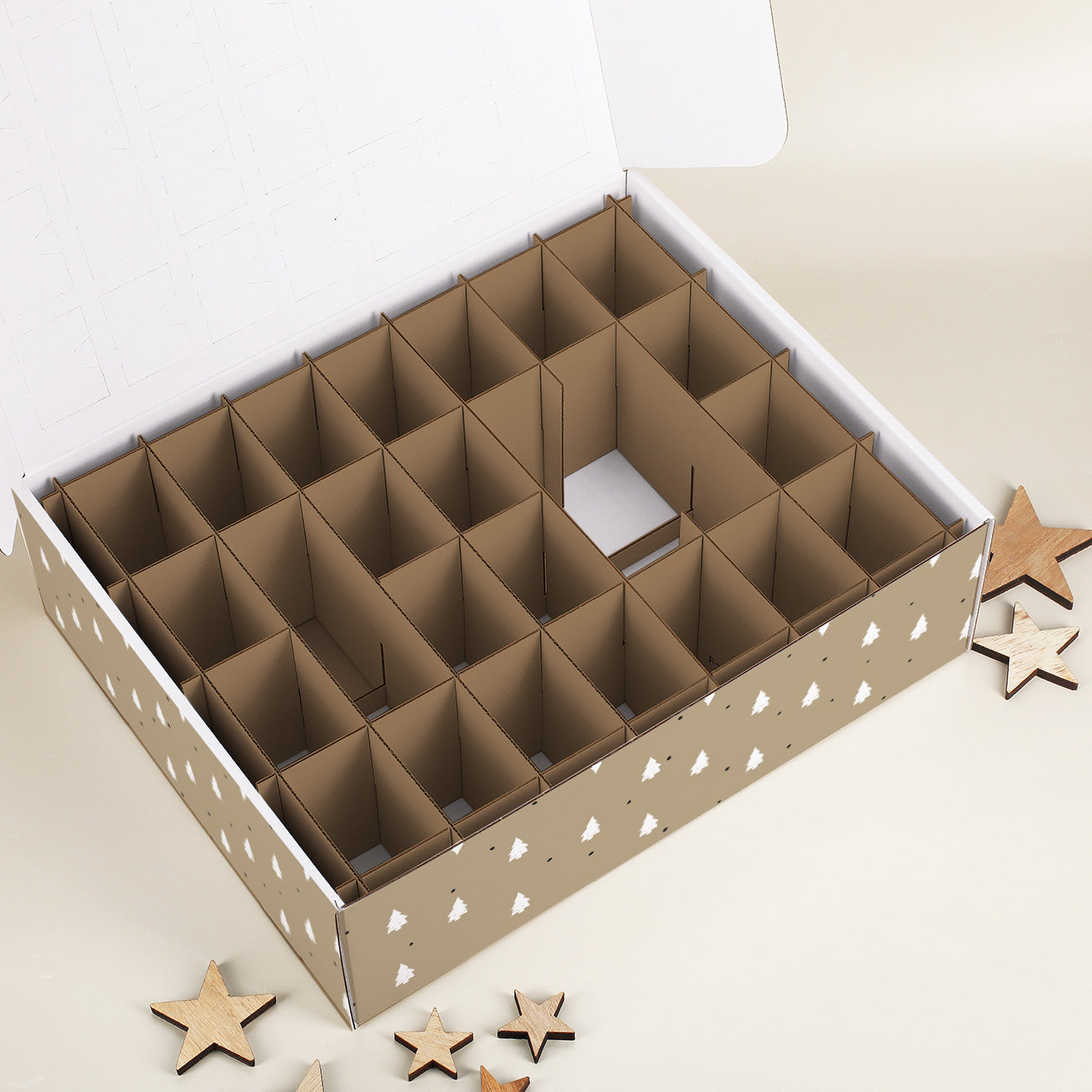 Steck-Inlay mit 24 Fächern