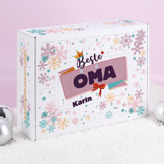 Beste Oma - Adventskalender zum selbst Befüllen