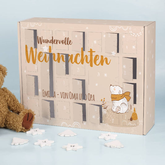 DIY Adventskalender zum selber befüllen für Kinder und Erwachsene