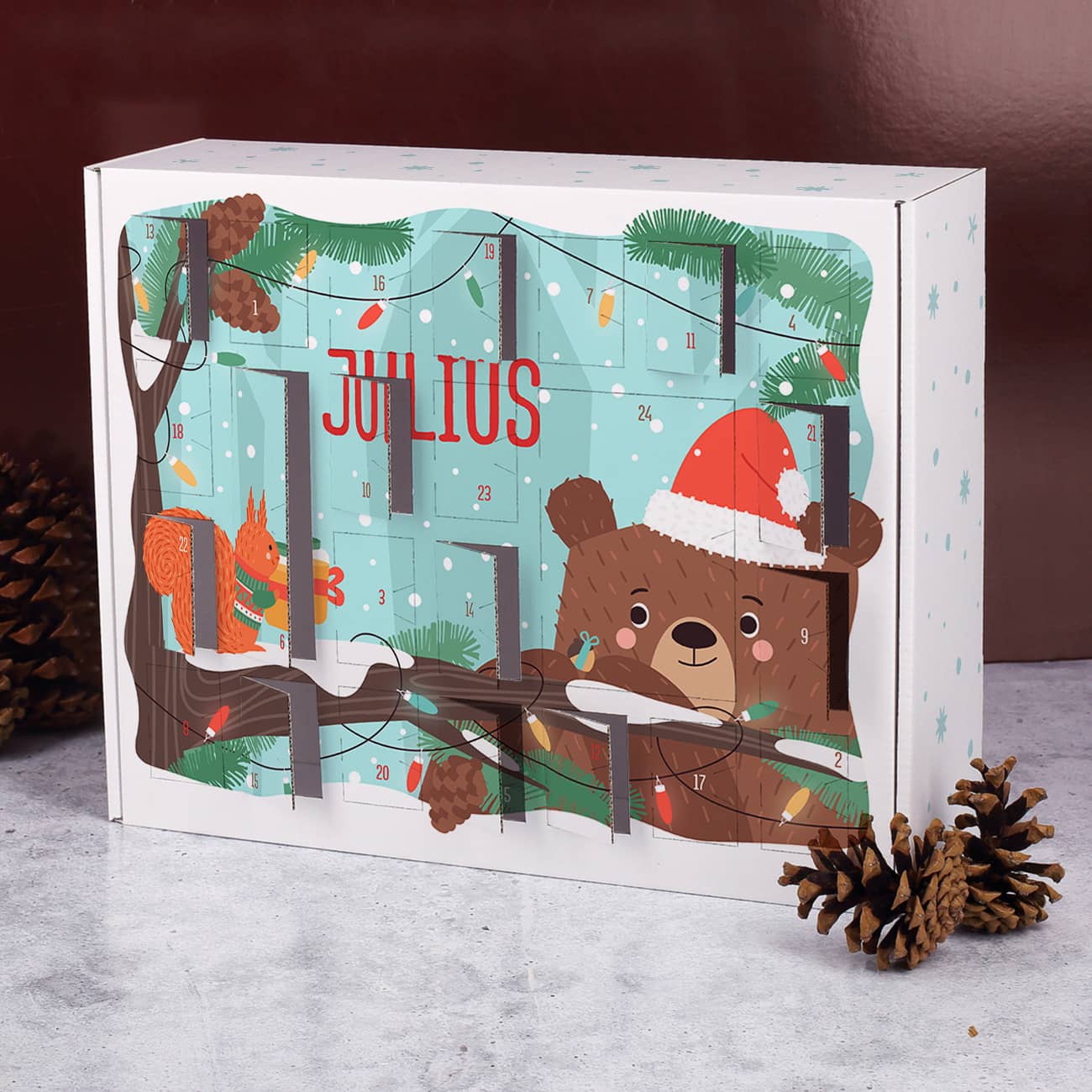 24 Fächer zum Selberfüllen