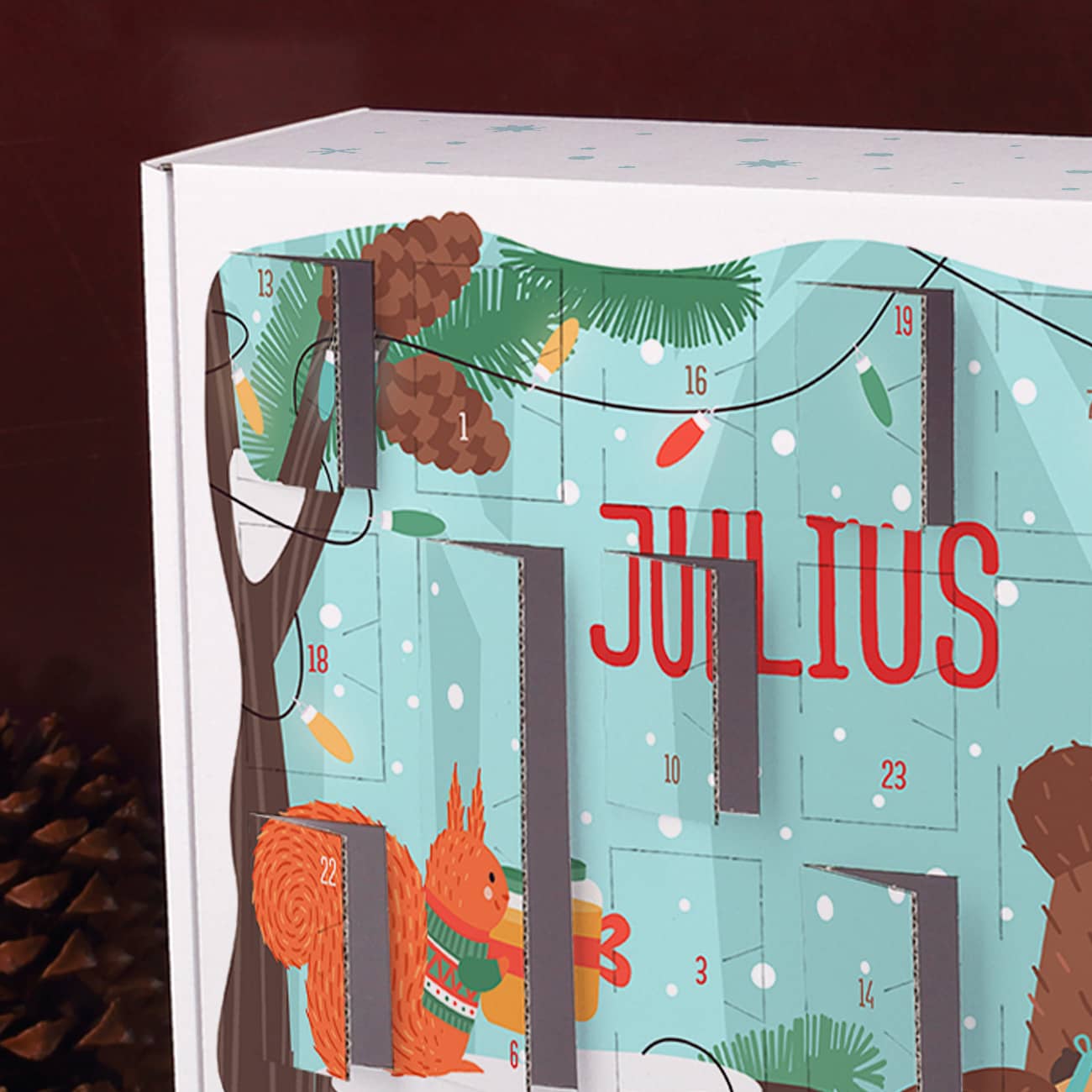 Vorperforierte Türchen