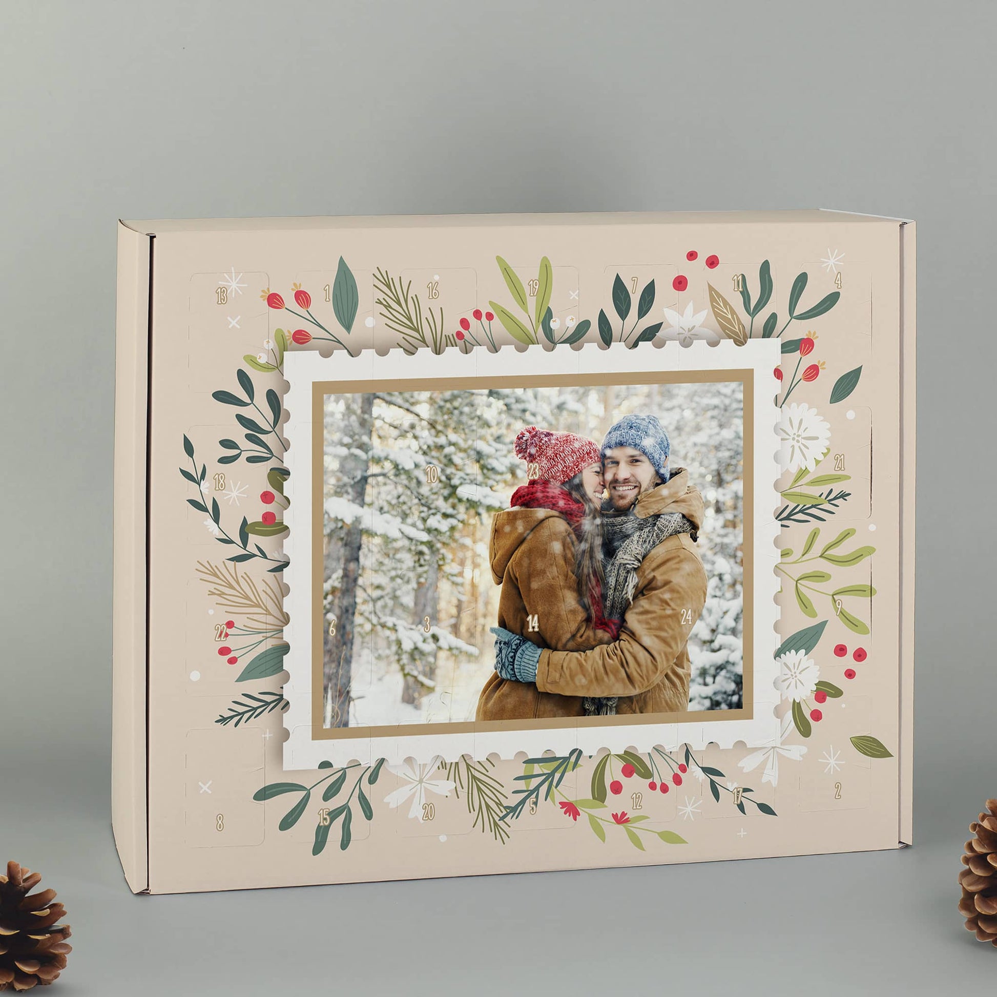 DIY Adventskalender mit Foto bedruckt – Individueller Weihnachtskalender –