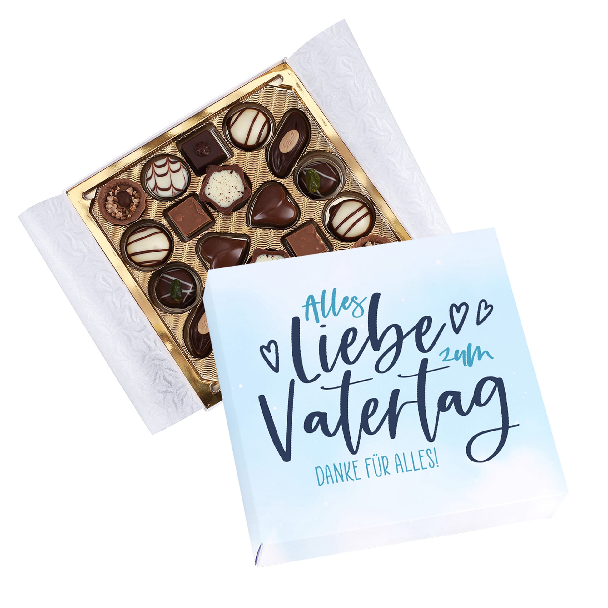 Personalisierte Schokoladenbox als Geschenk für Papa zum Vatertag