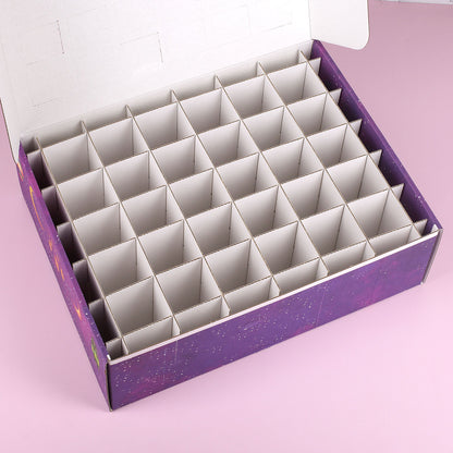 Personalisierter DIY Ramadankalender zum selbst Befüllen bedruckt mit Laternen und Mondphasen