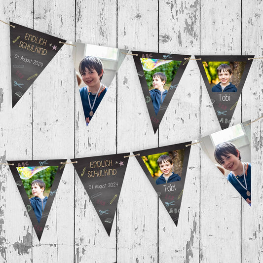 Wimpelkette zur Einschulung