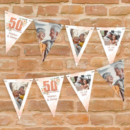 Foto-Girlande - 50 Jahre gemeinsam