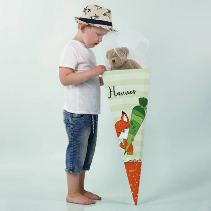 Fuchs-Zuckertüte mit Ihrem Wunschnamen