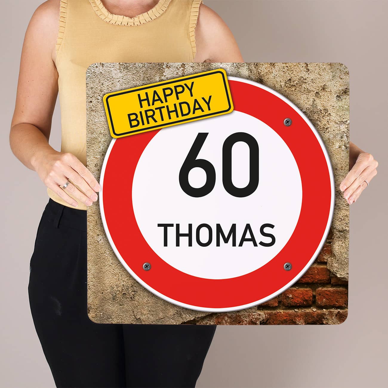 Happy Bithday Geburtstagsschild