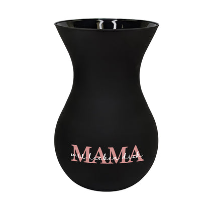 Freigestelltes Bild der Vase in Schwarz