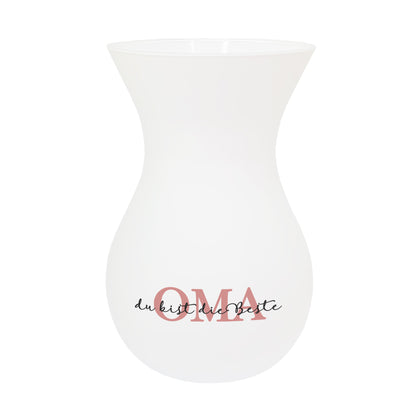 Freigestelltes Bild der Vase in Weiß