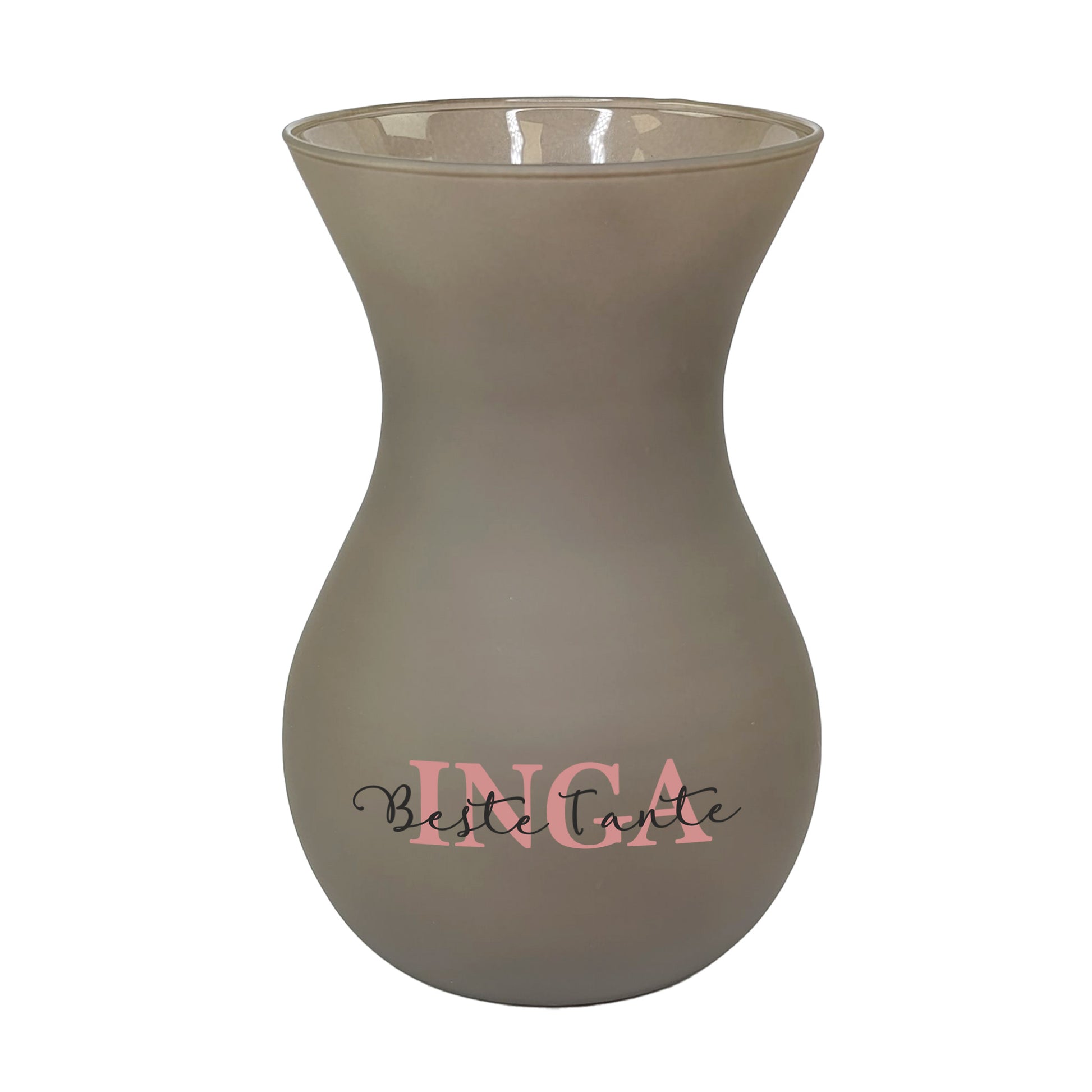 Freigestelltes Bild der Vase in Braun