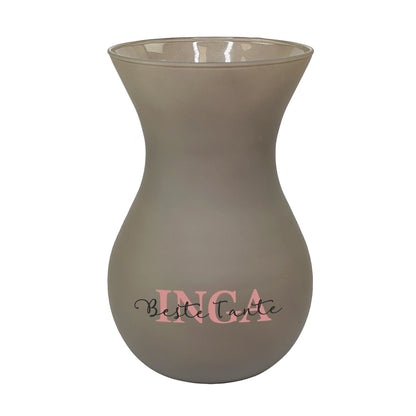 Freigestelltes Bild der Vase in Braun