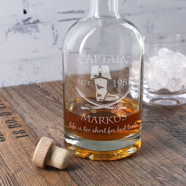 rum in karaffe aufbewahren Karaffe für Rum mit persönlicher Gravur – geschenke-online.de