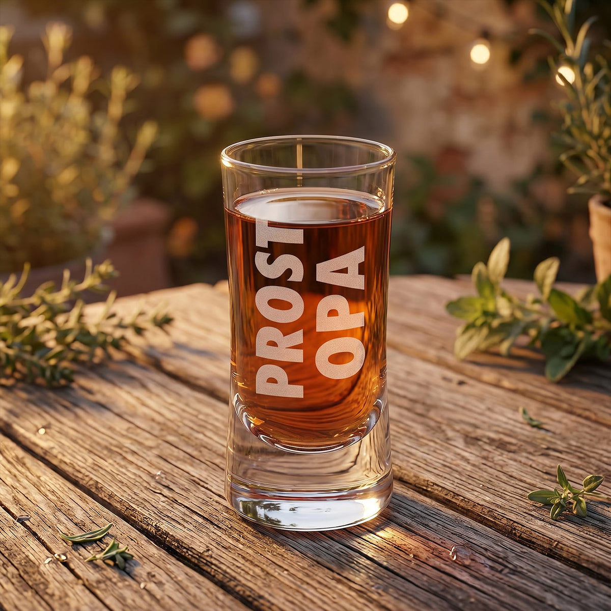 Schnapsglas mit Namensgravur
