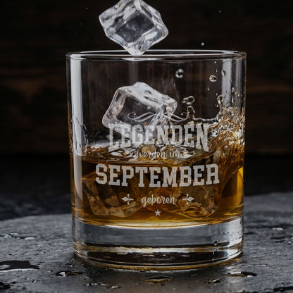 Personalisiertes Whisky Glas mit Gravur als Geschenk zum Geburtstag –