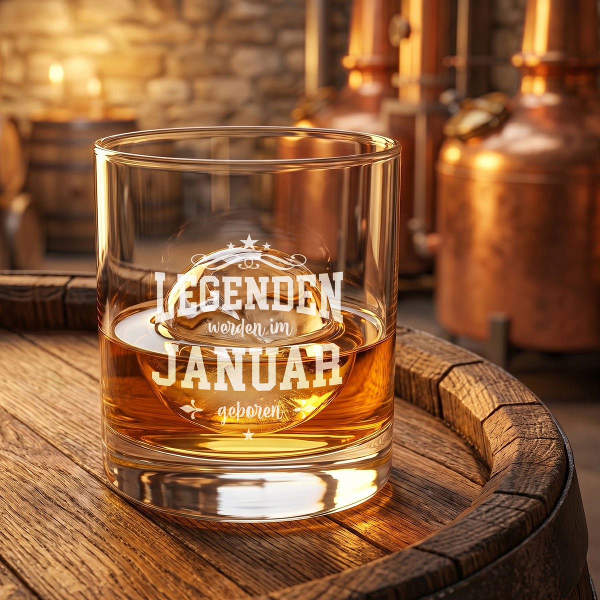 Personalisiertes Whisky Glas mit Gravur als Geschenk zum Geburtstag –