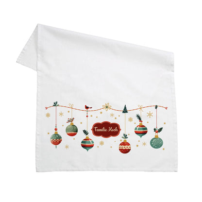 Geschirrtuch zu Weihnachten mit Name –