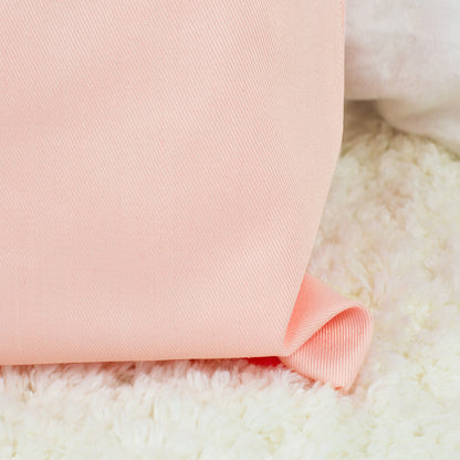 Detailaufnahme der rosa Kissenhülle