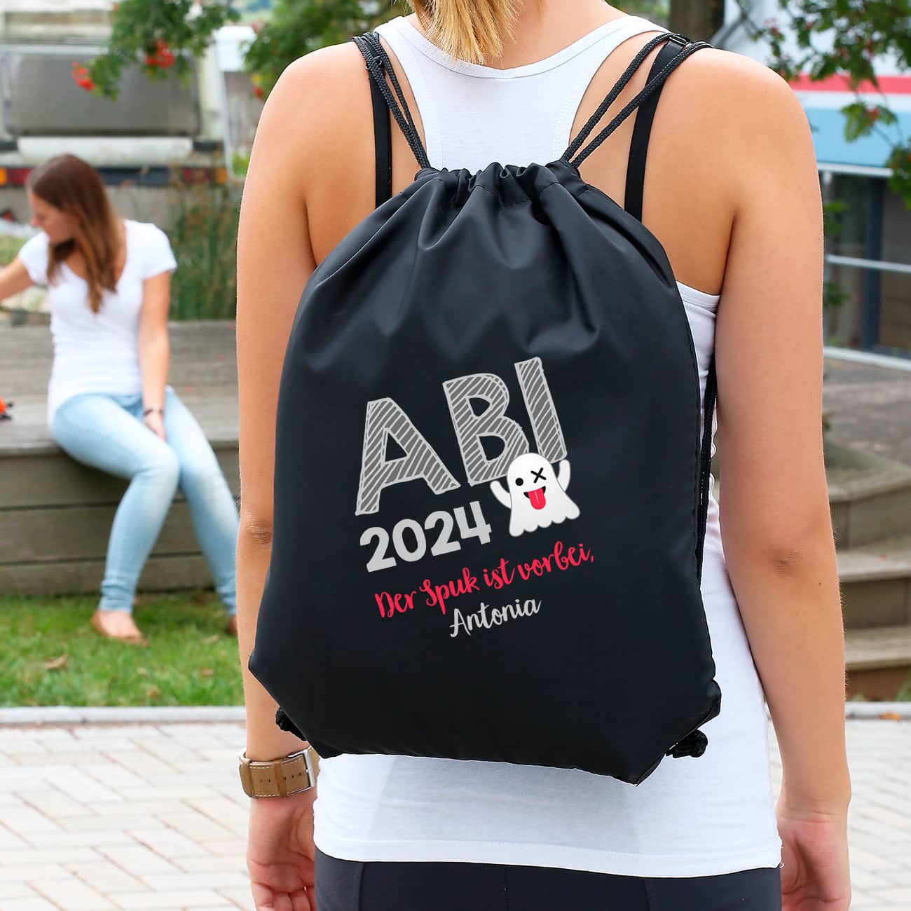 Abi Rucksack Abitur Geschenk der Spuk ist vorbei
