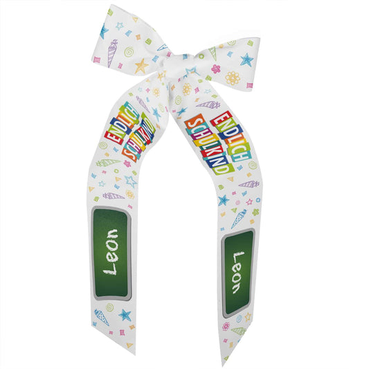 Schleifenband Endlich Schulkind