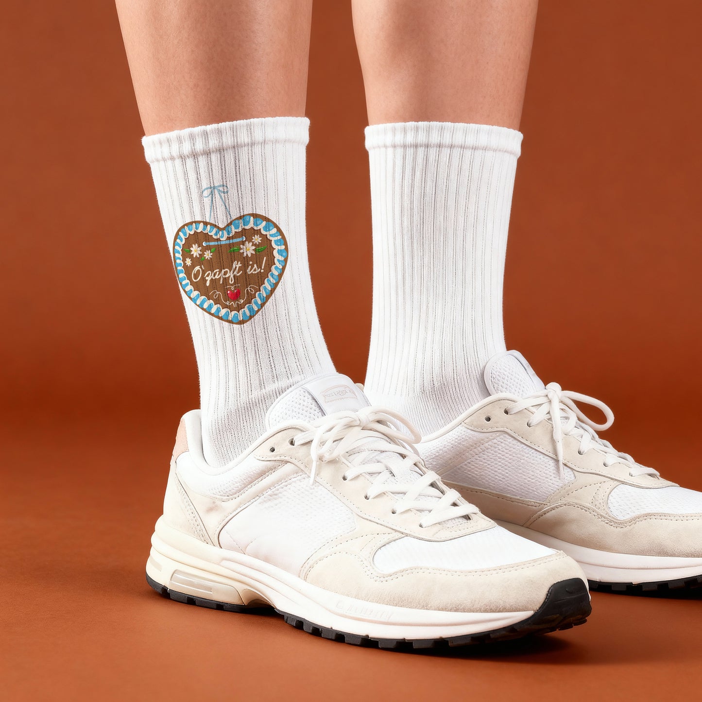 Socken mit Lebkuchenherz & Name personalisiert | Volksfest Socken als  Geschenk für Frauen & Männer