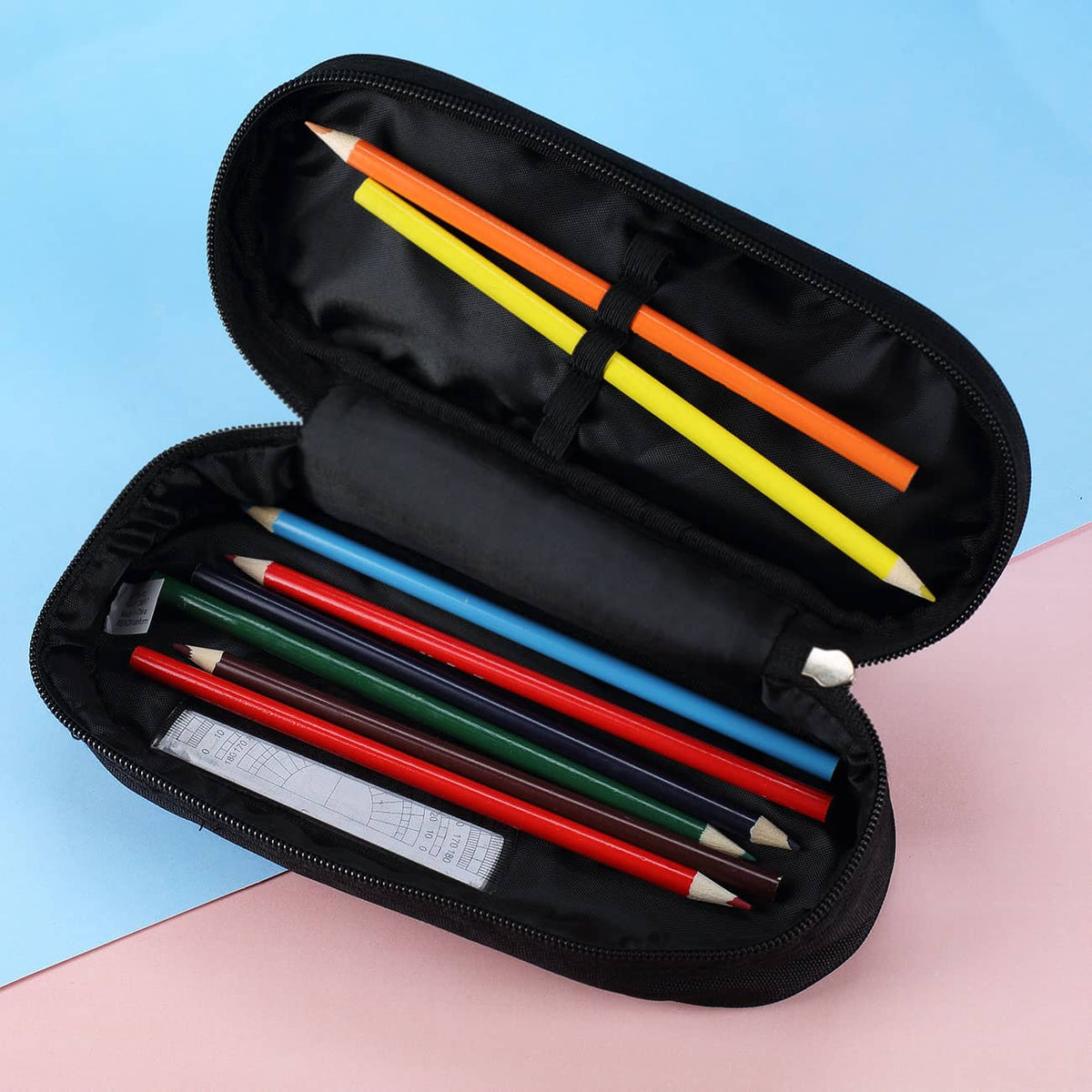 Personalisiertes Federmäppchen – Fußball Flammen Design, Mit Name, Für Jungen