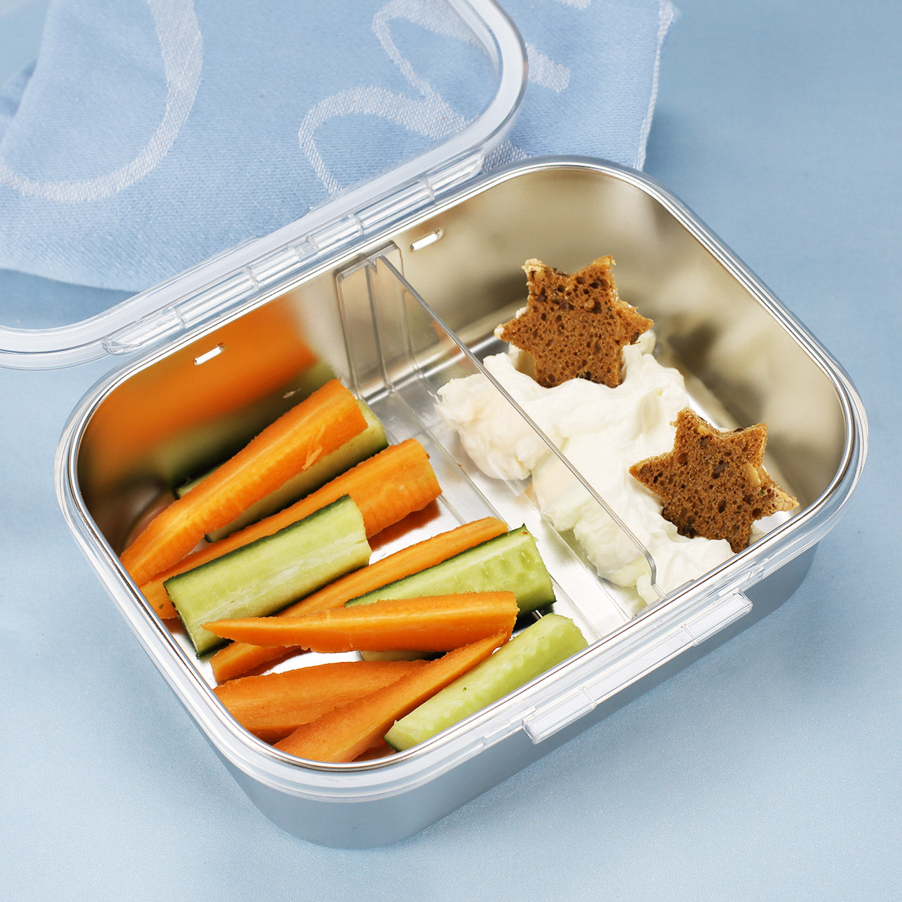 Brotdose mit SC Leinefelde Logo und Wunschzeile