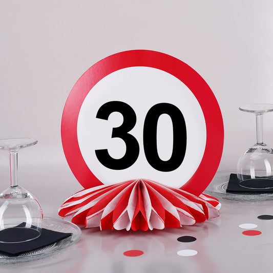 Wabenaufsteller 30er Verkehrszeichen