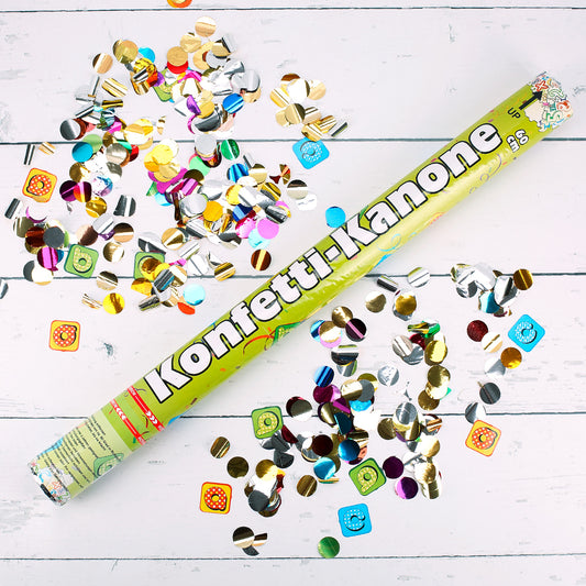 Konfeti-Kanone zum Schulanfang