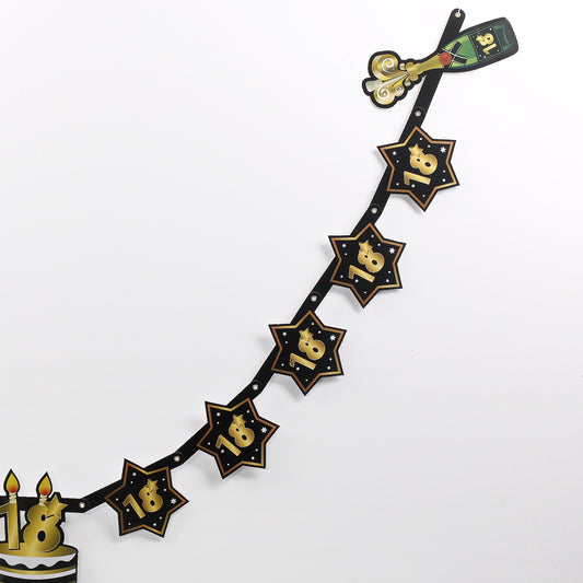 Geburtstagsgirlande zum18. - Star