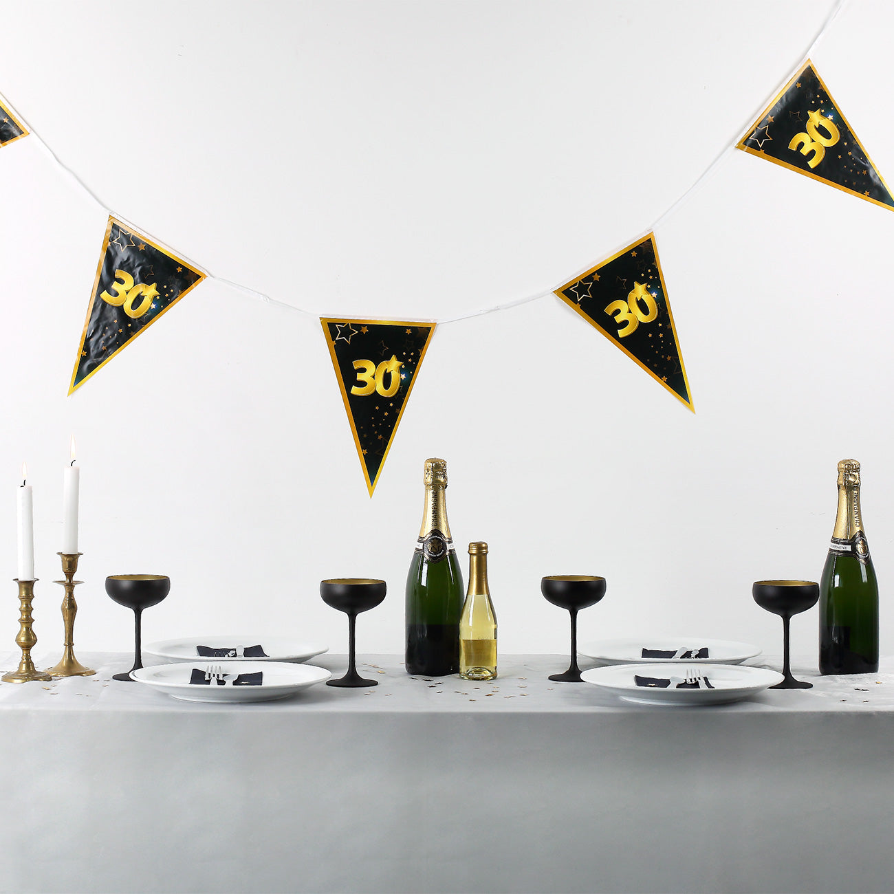 Wimpelkette zum 30. Geburtstag - Star